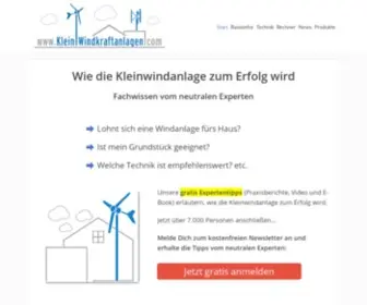 Klein-Windkraftanlagen.com(Markt) Screenshot