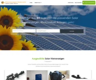 Kleinanzeigen-Solar.com(Kleinanzeigen Solar) Screenshot