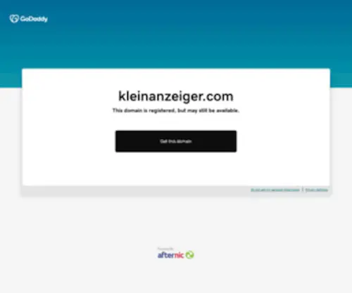 Kleinanzeiger.com(Forsale Lander) Screenshot