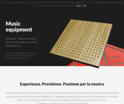 Kleinbauer.it(Music Equipment) Screenshot