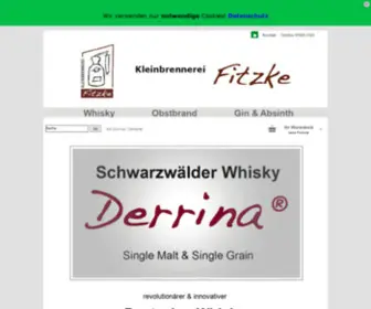 Kleinbrennerei-Fitzke.de(Deutscher Whisky Derrina ® ) Screenshot