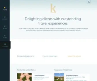 Kleincollection.com(Travel Agents South Africa Company Getaways Safari Travel) Screenshot