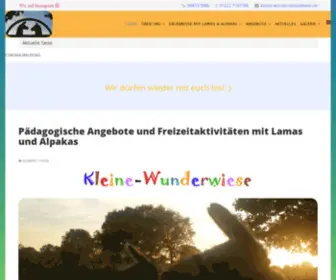 Kleine-Wunderwiese.de(Pädagogische) Screenshot