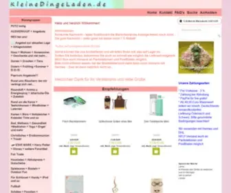 Kleinedingeladen.de(Kleine Dinge Laden Geschenke und viel mehr) Screenshot