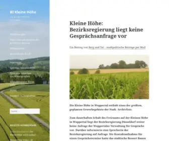 Kleinehoehe.de(BI Kleine Höhe) Screenshot