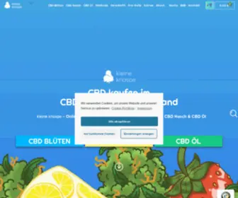 Kleineknospe.de(CBD kaufen im CBD Shop aus Deutschland) Screenshot