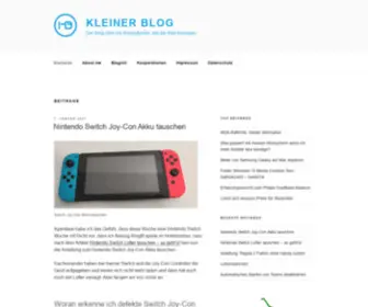 Kleiner-Blog.de(Kleiner Blog) Screenshot