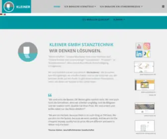 Kleiner-GMBH.de(Kleiner GMBH) Screenshot