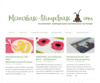Kleinerhase-Stempelnase.com(In Thüringen) Screenshot