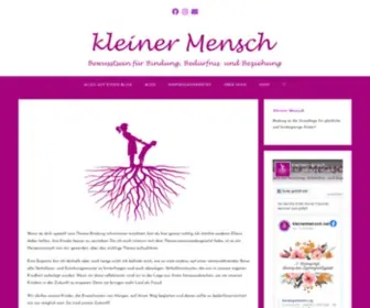 Kleinermensch.net(Herzlich Willkommen auf meiner Seite) Screenshot