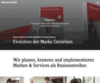 Kleinerundbold.com(Kleiner und bold) Screenshot