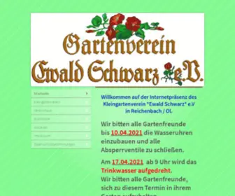 Kleingartenverein-Reichenbach-OL.de(Kleingartenverein Ewald Schwarz e.V) Screenshot