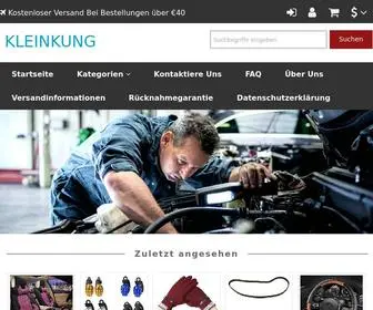 Kleinkung.com(Stoßdämpfer) Screenshot