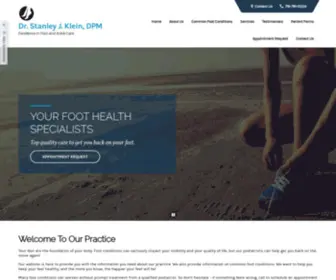 Kleinpodiatry.com(Staten Island) Screenshot