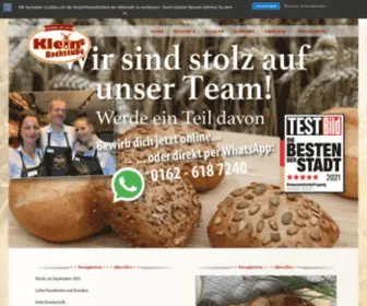 Kleinsbackstube.de(Klein's Backstube) Screenshot