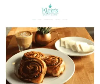 Kleinsbakerycafe.com(Klein's) Screenshot