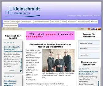 Kleinschmidt-Steuerberatung.de(Kleinschmidt & Partner Steuerberatung) Screenshot