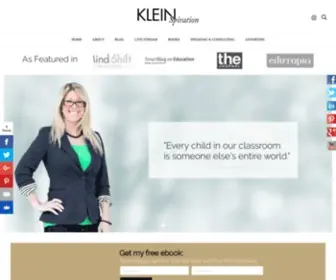 Kleinspiration.com(Connecting Tradition and Technology) Screenshot