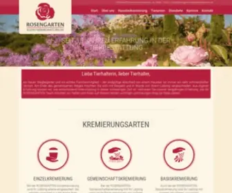 Kleintierkrematorium.de(Tierbestattung und Tierkrematorium) Screenshot