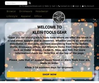 Kleintoolsgear.com(The Klein Connection Custom Shop) Screenshot
