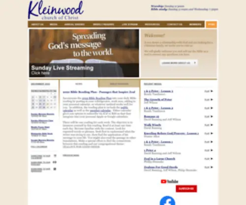 Kleinwood.com(‹) Screenshot