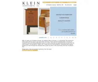 Kleinwoodworking.com(Klein Woodworking Inc) Screenshot