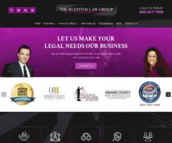 Kleisterlawgroup.com(The Kleister Law Group) Screenshot