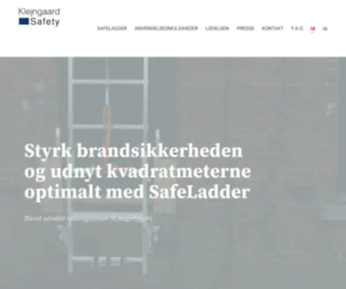 KlejNgaard.com(Redningssystem til byggeri) Screenshot