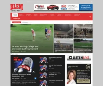 Klem1410.com(KLEM 1410 and 96.9) Screenshot