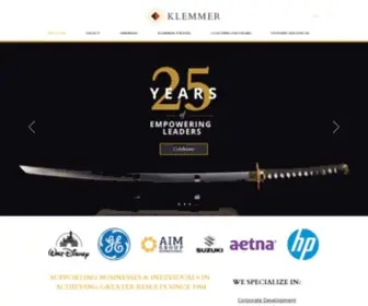 Klemmer.com(Leadership Development) Screenshot
