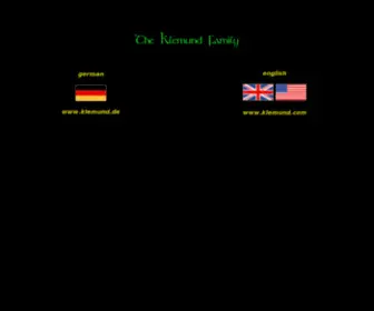 Klemund.de(The Klemund Family) Screenshot