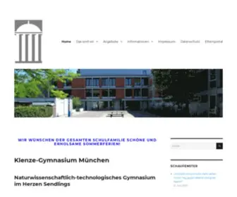 Klenzegymnasium.de(Klenze-Seiten) Screenshot