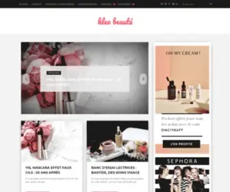 Kleo-Beaute.com(Beauté) Screenshot