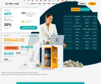 Kleomoney.net(The best project for earning) Screenshot