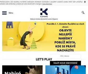 Klepierre.cz(Klépierre České Republice) Screenshot