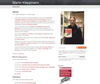Kleppmann.com(Martin Kleppmann) Screenshot