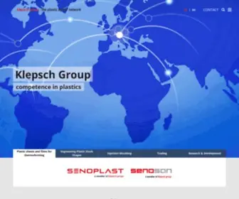Klepschgroup.com(Frontpage) Screenshot