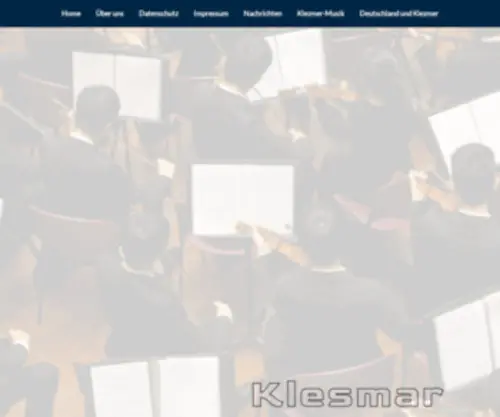 Klesmer-Musik.de(Klesmer musik) Screenshot
