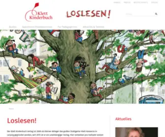Klett-Kinderbuch.de(Loslesen mit Klett Kinderbuch) Screenshot