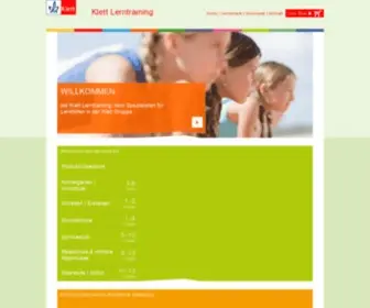Klett-Lerntraining.de(KLETT Lerntraining Shop) Screenshot