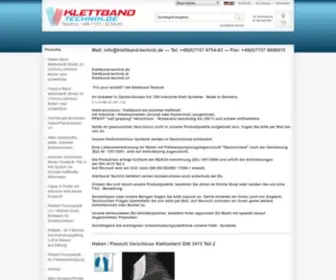 Klettband-Technik.de(Klett Systeme) Screenshot