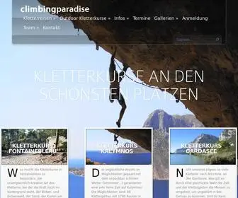 Kletter-Reisen.com(Kletterreisen Kletterkurse outdoor) Screenshot