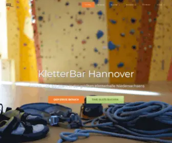 Kletterbar-Hannover.de(Klettern und Bouldern in Hannover) Screenshot