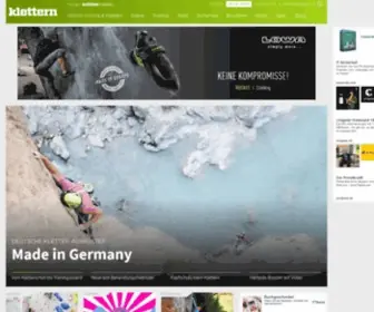 Klettern-Magazin.de(Und Alpin) Screenshot