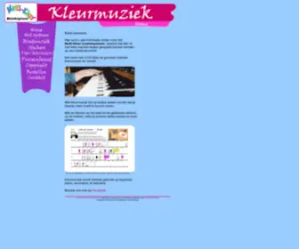 Kleurmuziek.com(Stichting Kleurmuziek) Screenshot