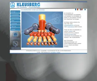 Kleusberg.com(Druckluftbehälter) Screenshot