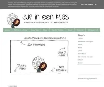 Kleuterjufineenkleuterklas.nl(Kleuterjuf in een kleuterklas) Screenshot