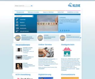 Kleve.de(Stadt Kleve) Screenshot