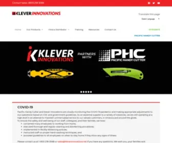 Kleverinnovations.net(Klever Innovations) Screenshot