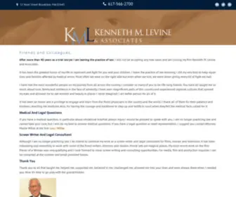 Klevinelaw.com(Kenneth M) Screenshot